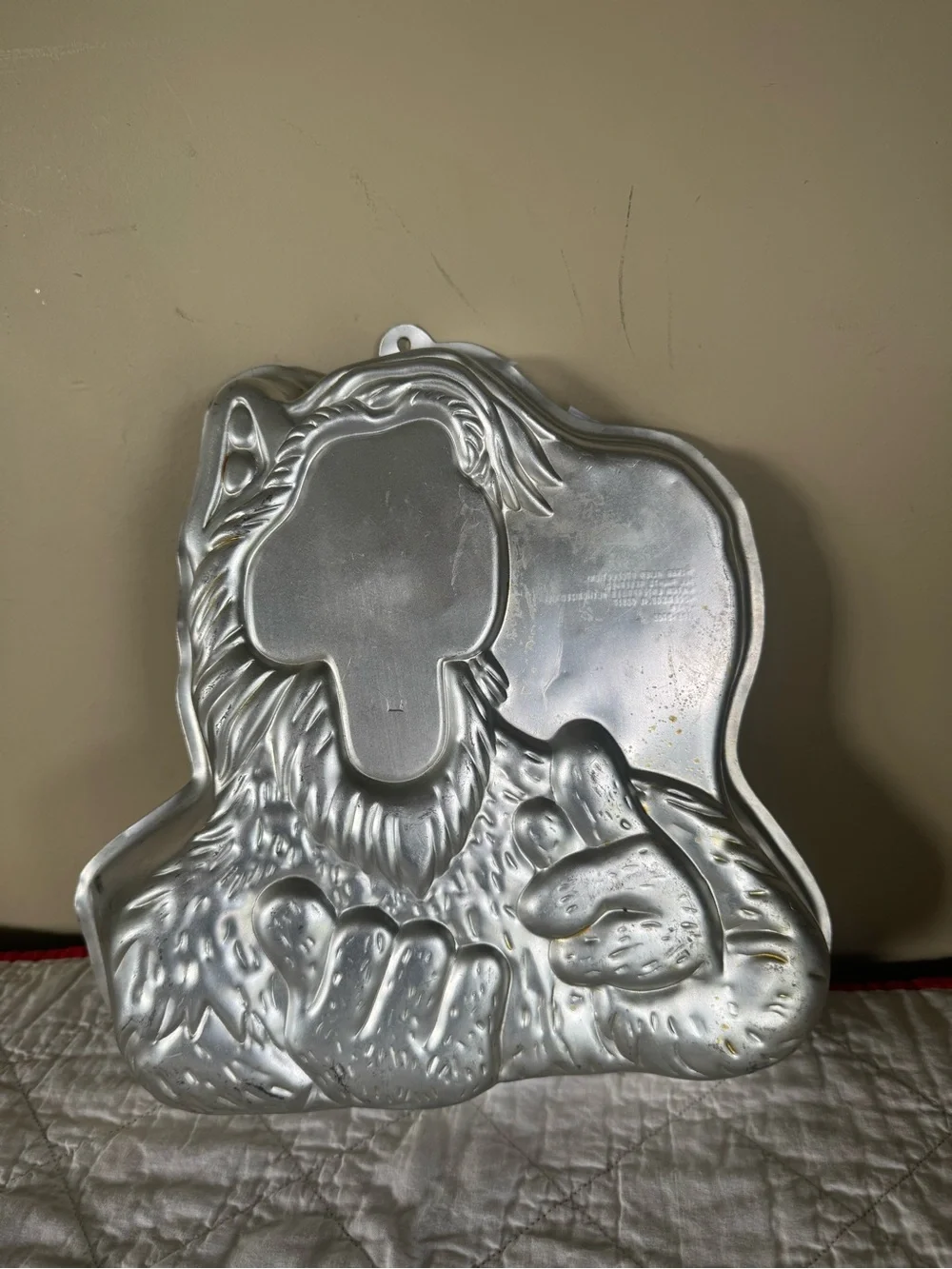 Wilton ALF Vintage Aluminum Character Cake Pan 502-2705 13x12in 2-Layer 1988